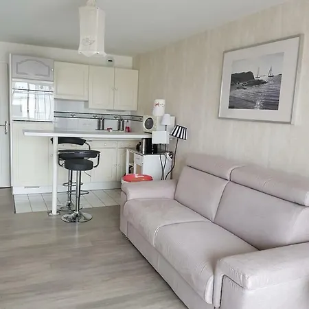 Au Bord De Mer Studio 28m2 Calme, Lumineux, Balcon, Immeuble En Front De Mer, Studio Vue Ville * Le Touquet
