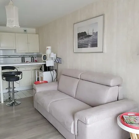 Appartamento Au Bord De Mer Studio 28m2 Calme, Lumineux, Balcon, Immeuble En Front De Mer, Studio Vue Ville Le Touquet